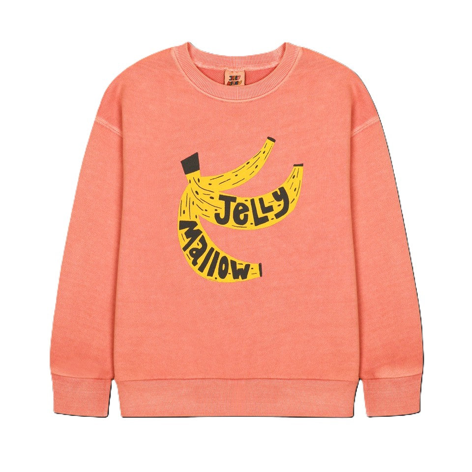 Pigment kinder sweater met banaan print van Jelly Mallow
