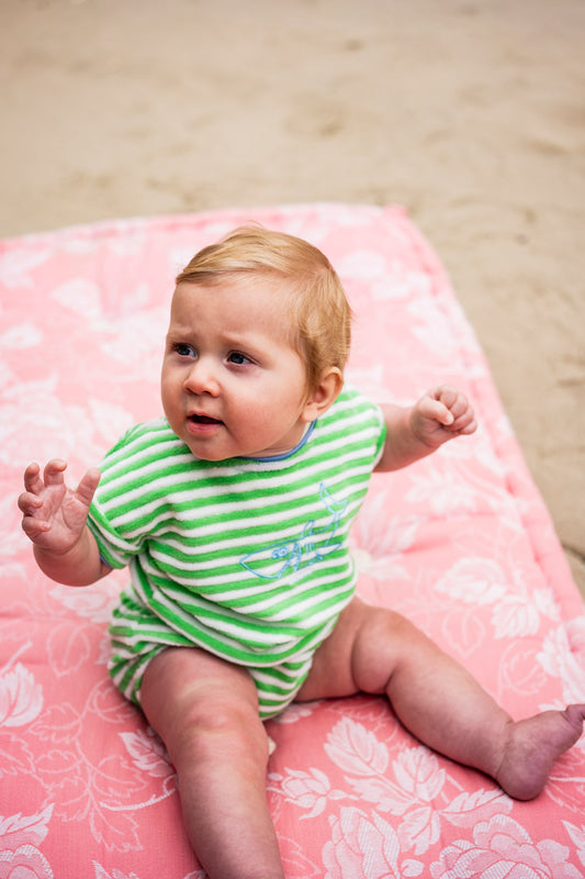 baby draagt beachwear set tshirt + bloomer van woody