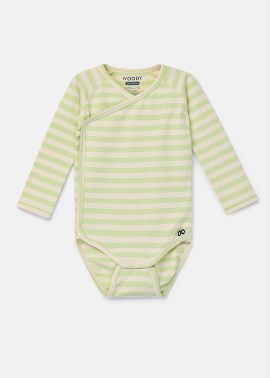 Newborn Romper Groene Streep