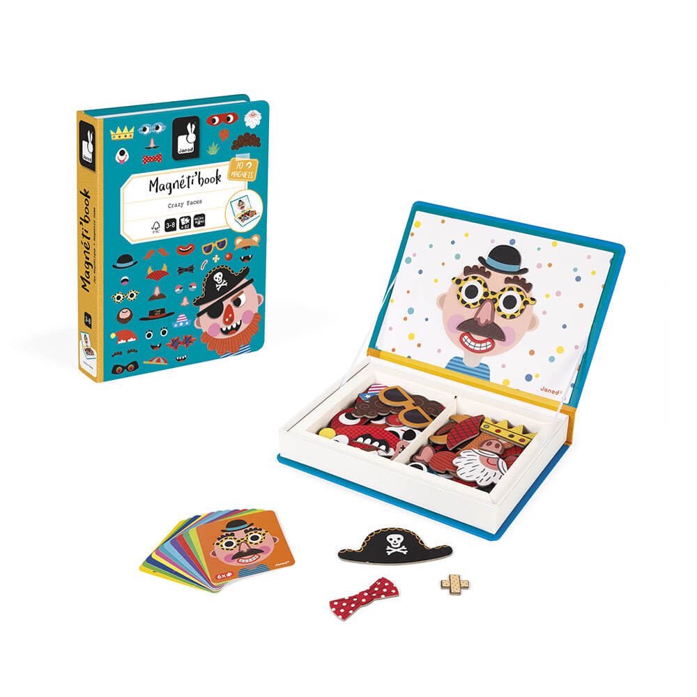 Magneti'Book Boy's Crazy Faces