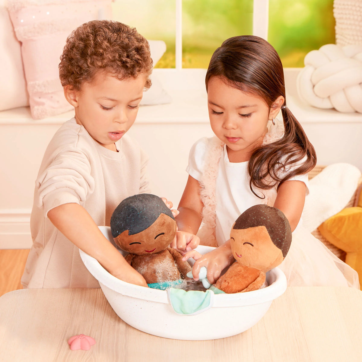 Pluche badpop voor kinderen vanaf 2 jaar