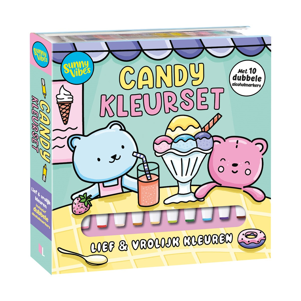 Kawaii kleurset met alcoholmarkers