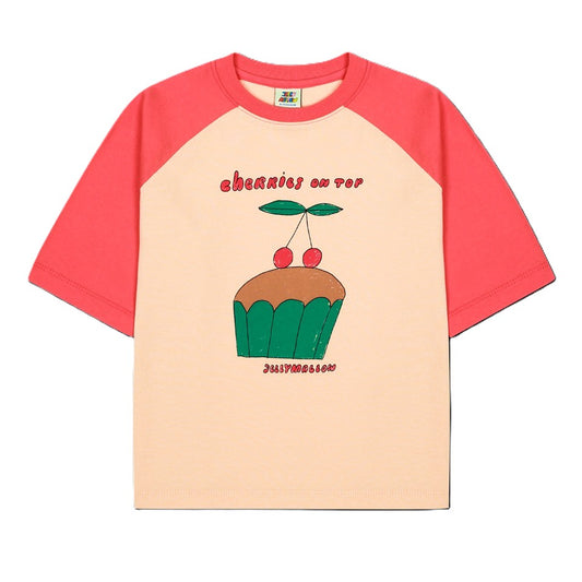 Cherry Cupcake Raglan Tshirt