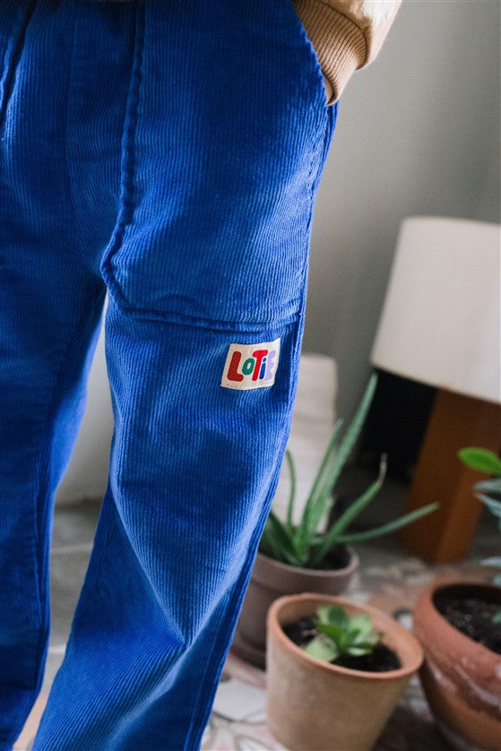 Broek Corduroy Ink Blue