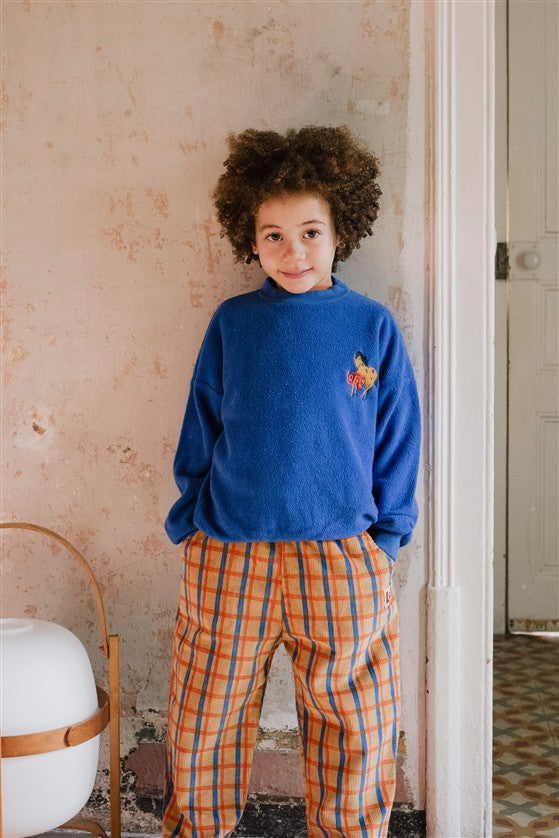 Broek Corduroy Checks Toasted