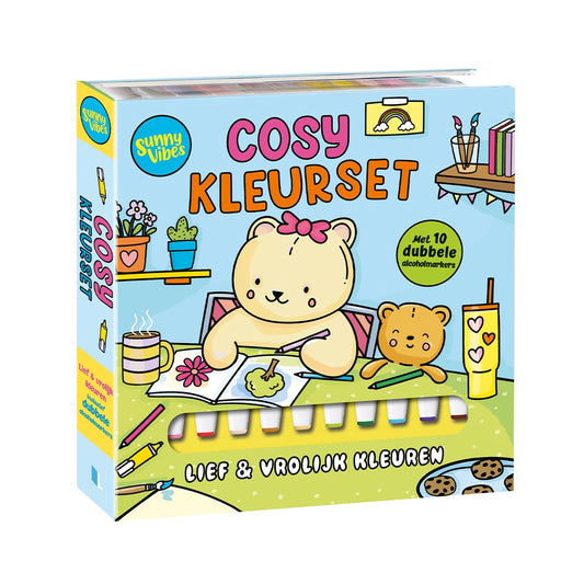 Kleurset met 10 dubbele alcoholmarkers