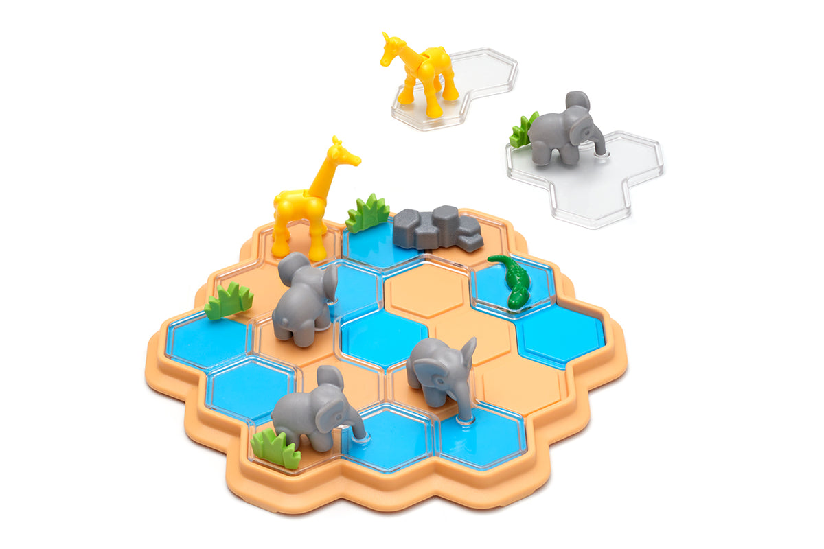 SmartGames Croco Tiles met krokodil en dieren