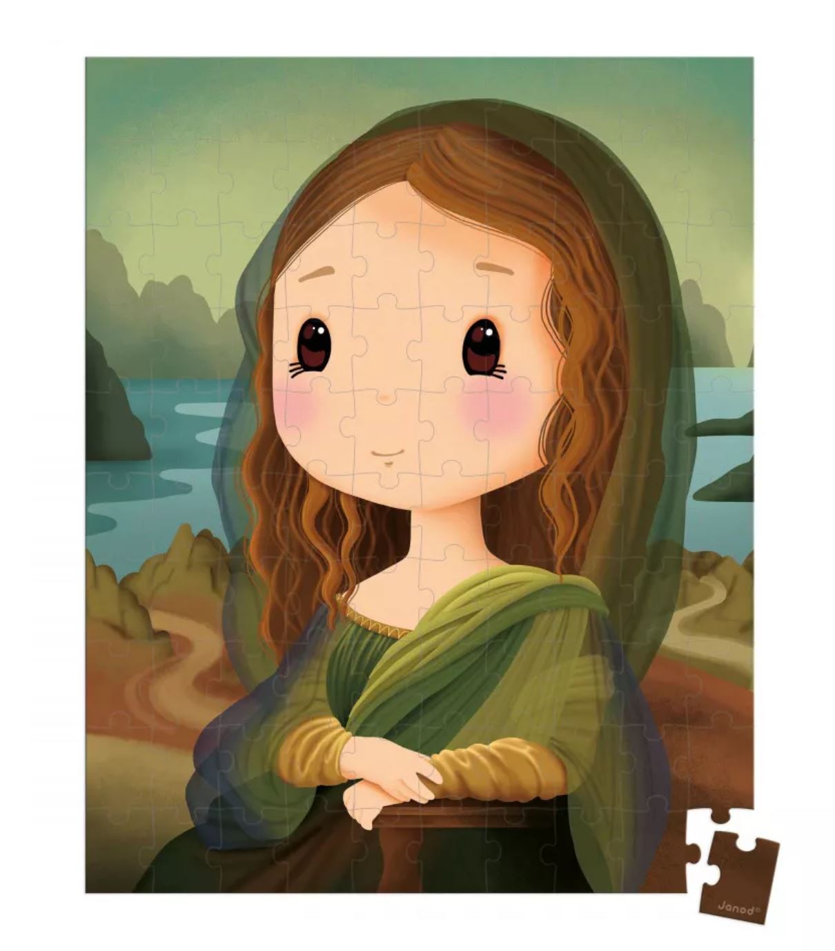 Puzzle Inspired by L. Da Vinci 100 pcs