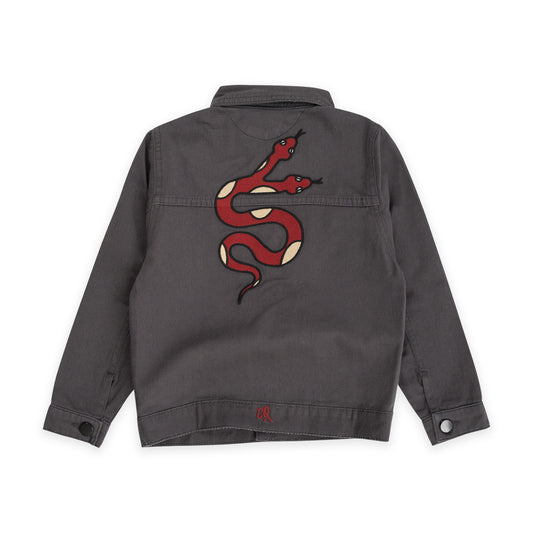 Denim Jacket with Embroidery