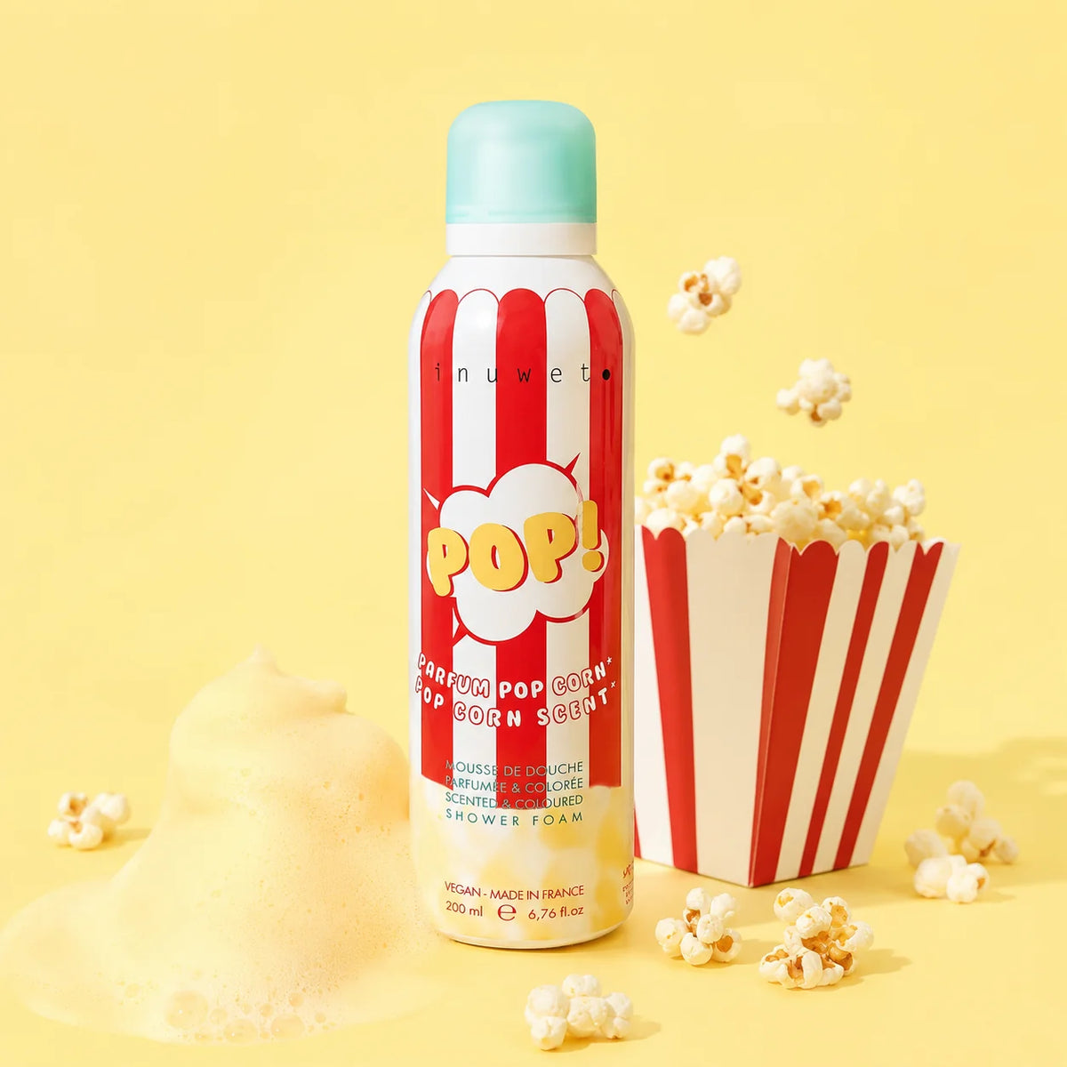 INUWET Doucheschuim Popcorn.