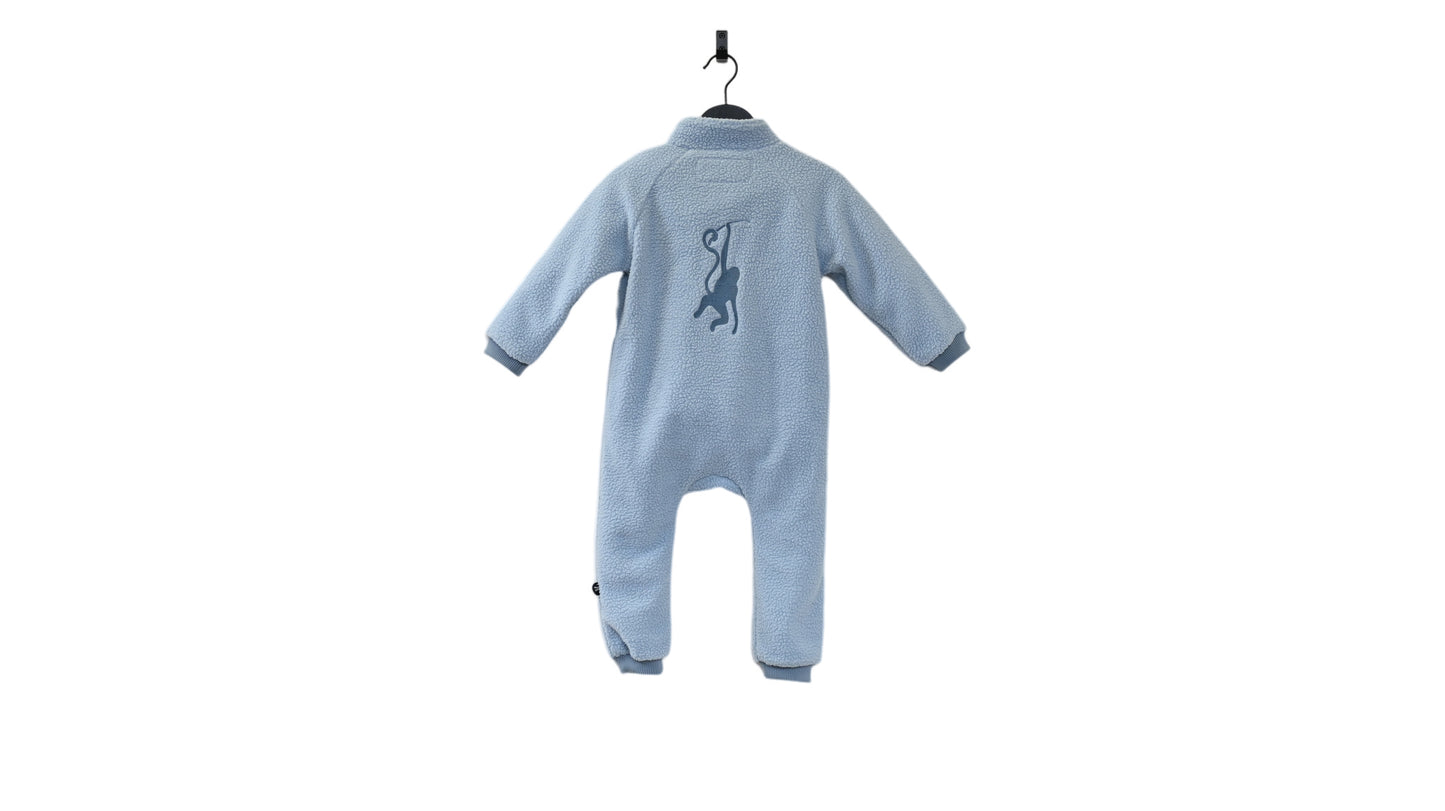 Sherpa Fleece Onesie Light Blue