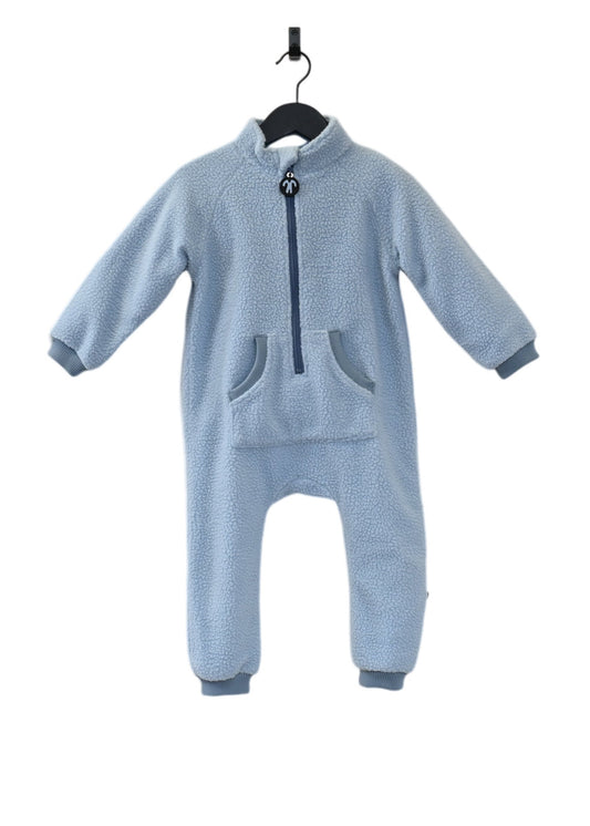 Sherpa Fleece Onesie Light Blue