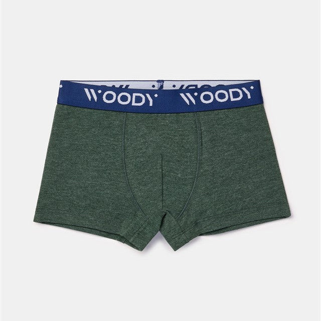 groene boxershort voor jongens van woody