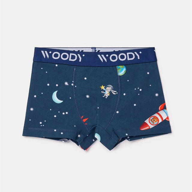 boxershort voor jongens met space print van woody