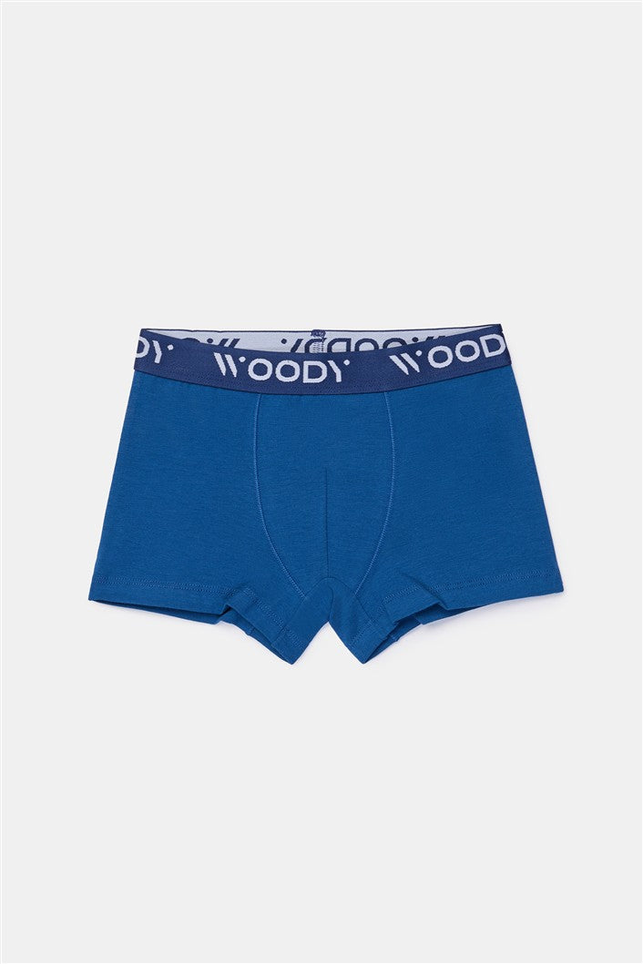 Duopack Jongens Boxer Donkerblauw+Kameleo