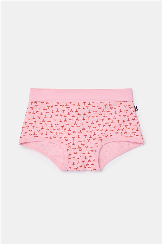 Duopack Meisjes Boxer Roze+Plantjes