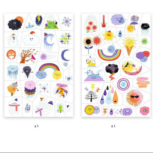 inhoud tattoo weather emojis