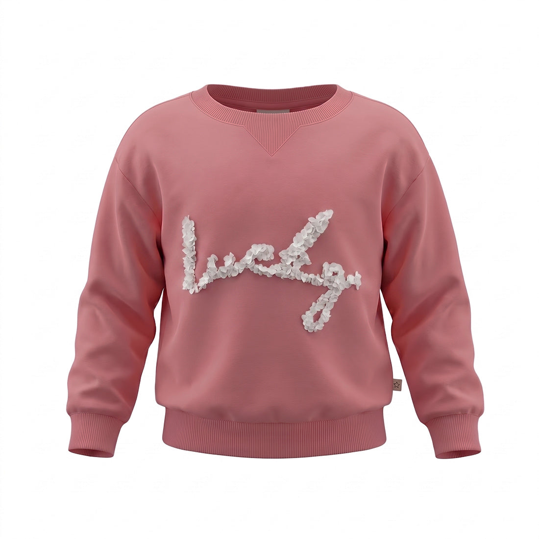 Your Wishes Sweater French Knit Dusty Rose.