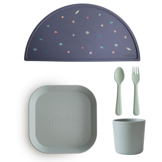 Giftbox Dinnerware Square Sage