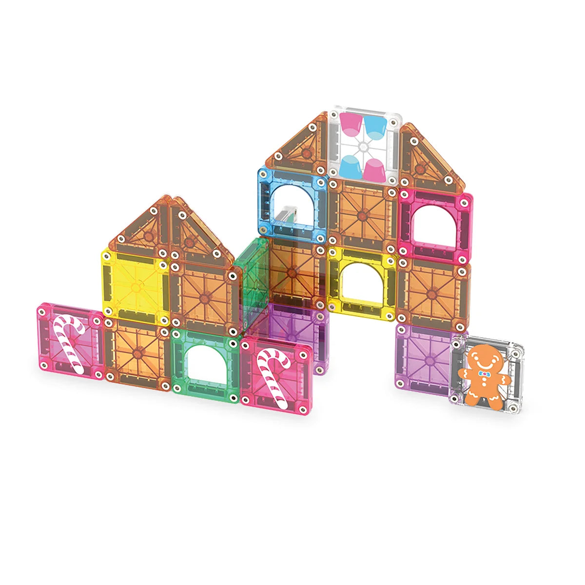 Compacte magnetische bouwset voor kinderen vanaf 3 jaar.