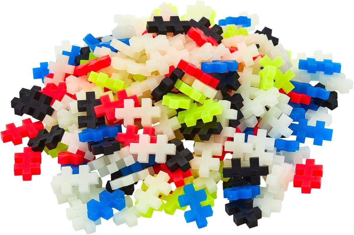 glow blokjes van plus plus
