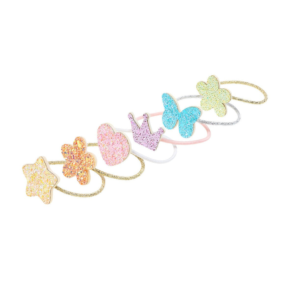 Hair Elastics Carolina Multi kleurrijke haarelastiekjes