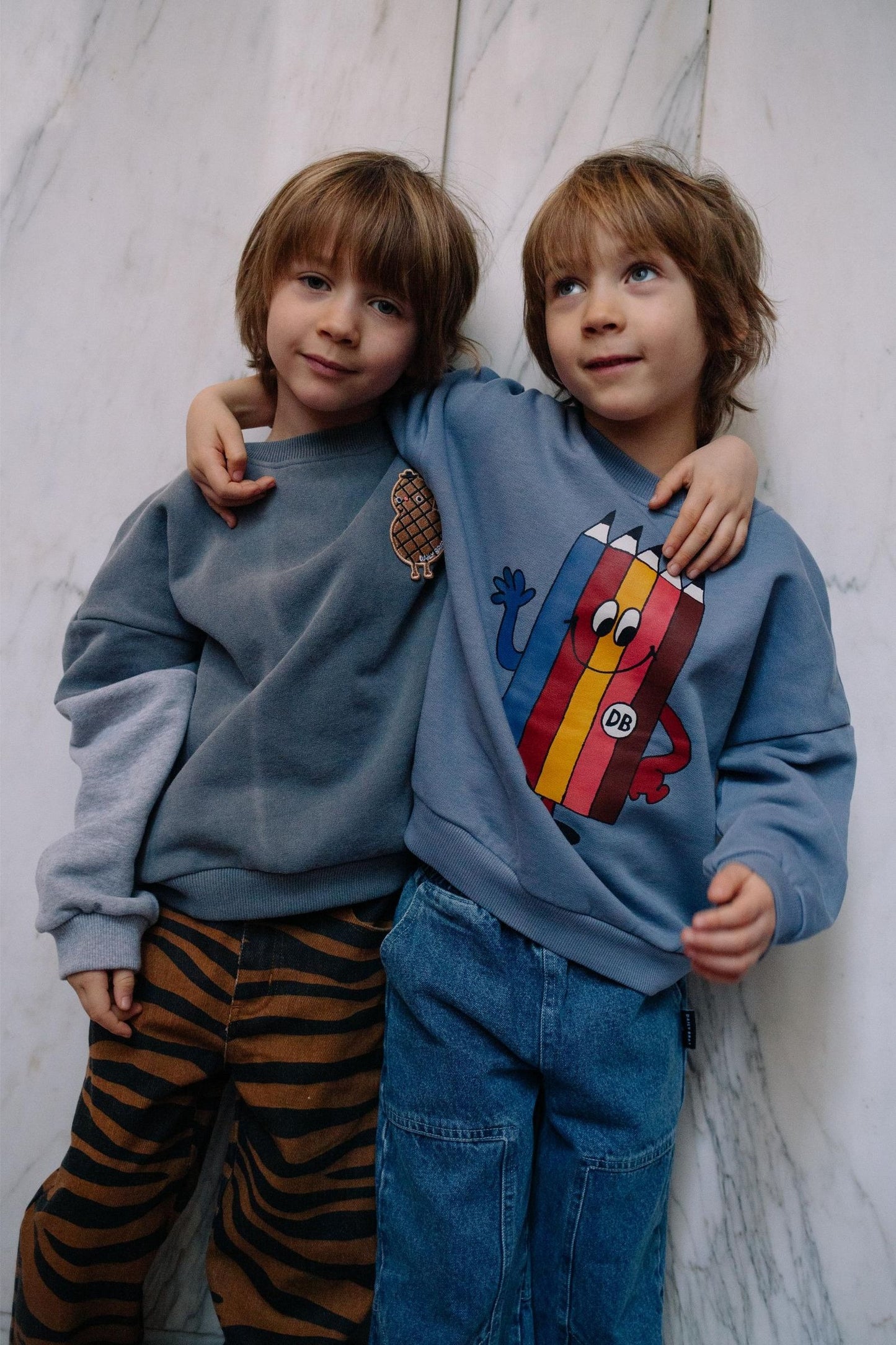 Daily Brat sweater voor jongens met speelse print.