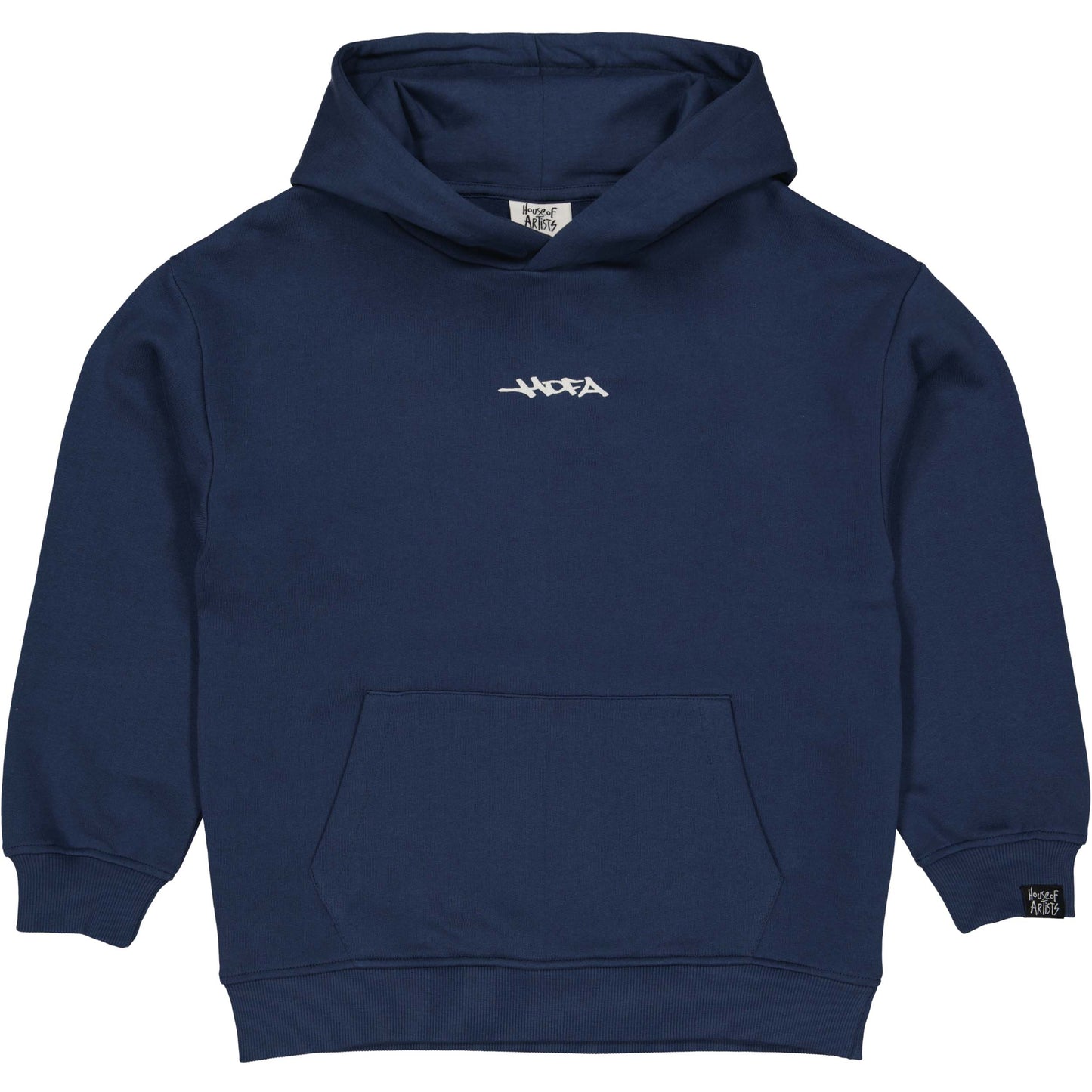 voorzijde kinder hoodie henrie dark blue van house of artists