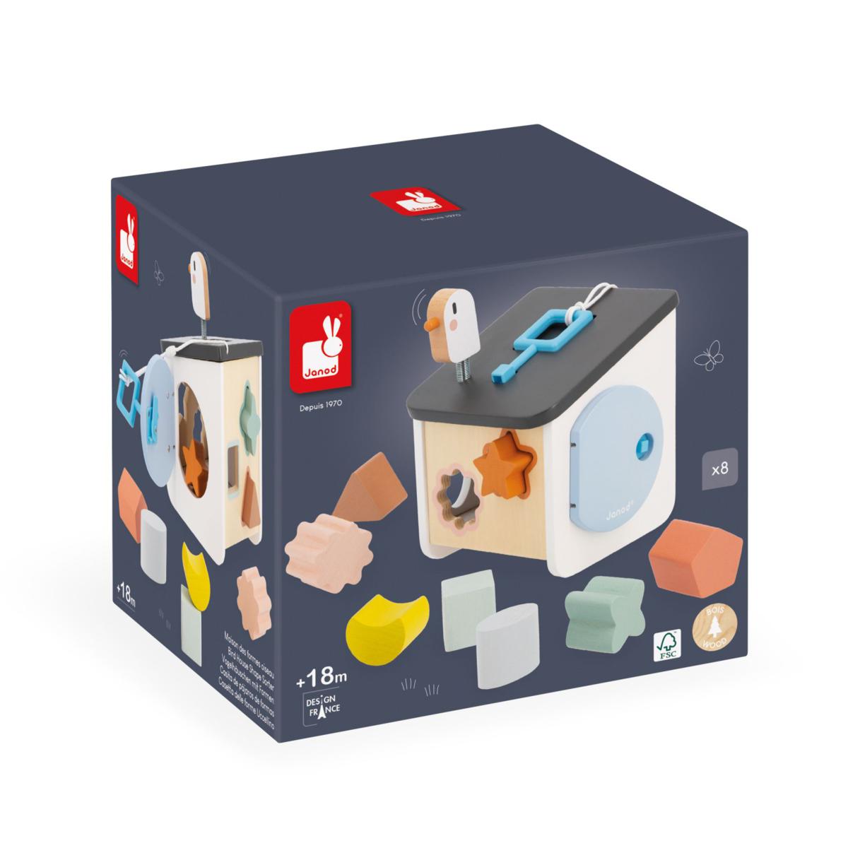 Vogelhuisje met vormen