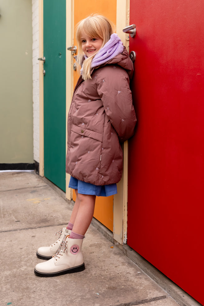 Winterjas Puffer Rose Taupe