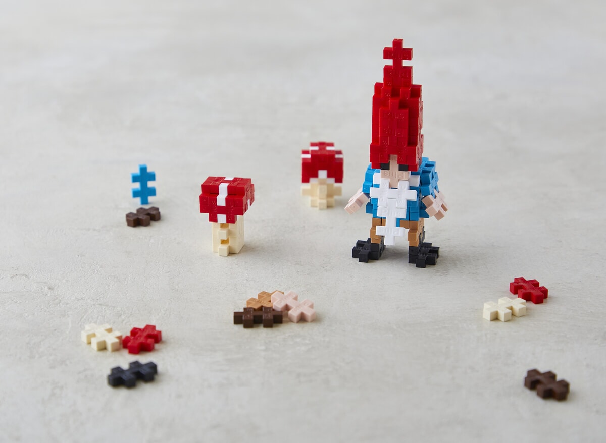 sfeerbeeld kabouter in plusplus blokjes