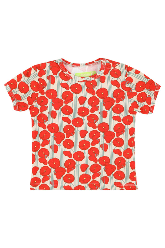 Kas Baby Tshirt Poppies
