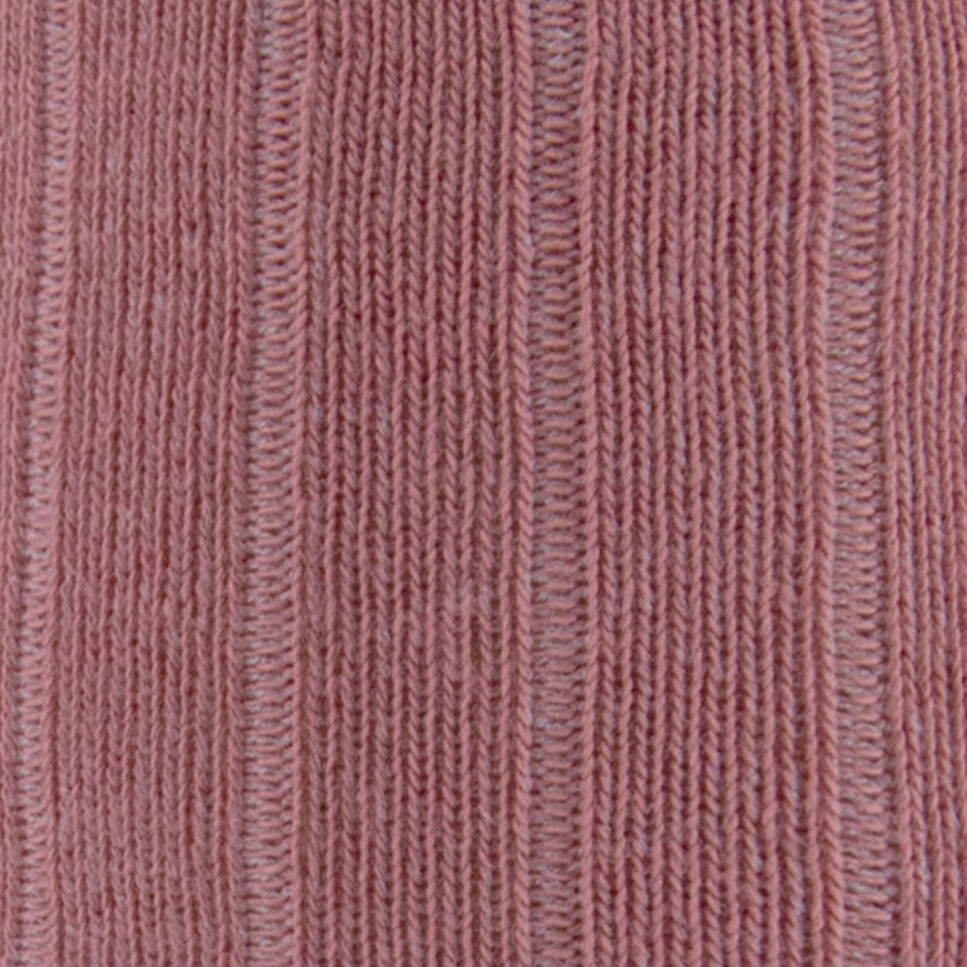 Kniekousen Rib Dusty Rose