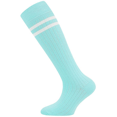 Kniekousen Rib Pearl Bleu