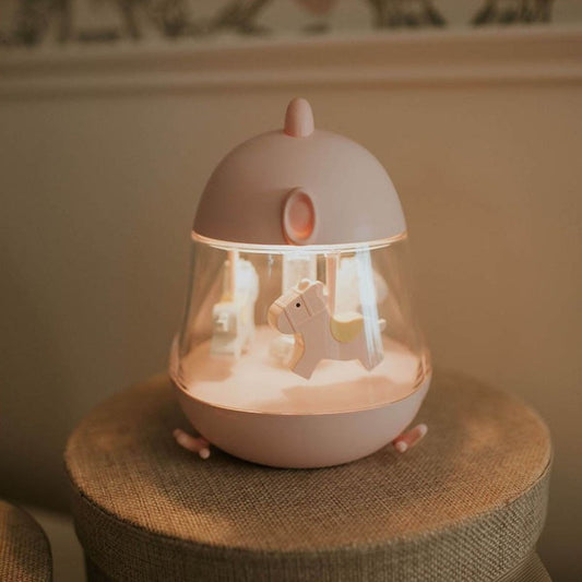 Led Night Light Music Box Pink