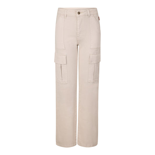 Leona Cargo Pants Pearl Grey