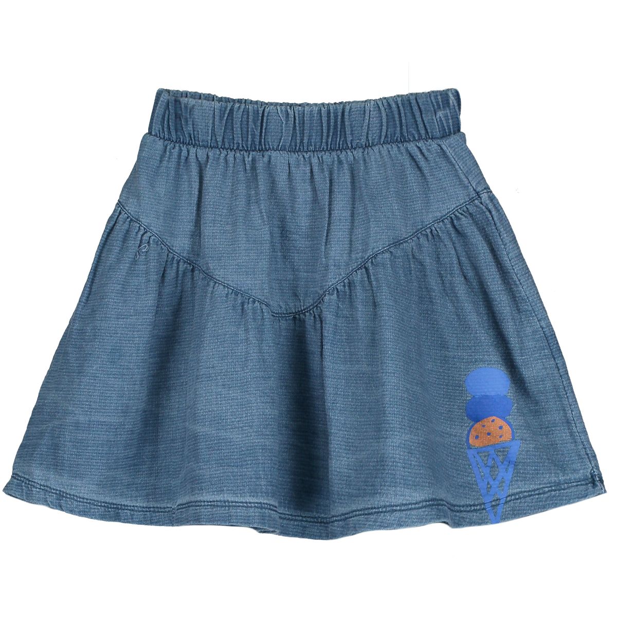 Light Denim Skirt Ice Cream