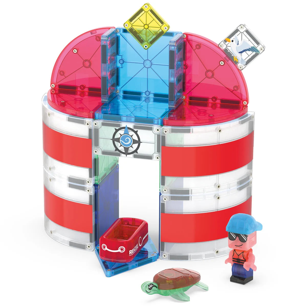 MAGNA-TILES reddingsset voor kinderen vanaf 3 jaar.
