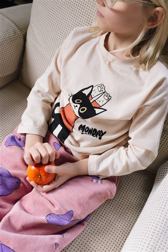 Shirt Yogui Cat Cream