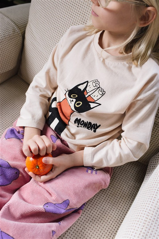 Shirt Yogui Cat Cream
