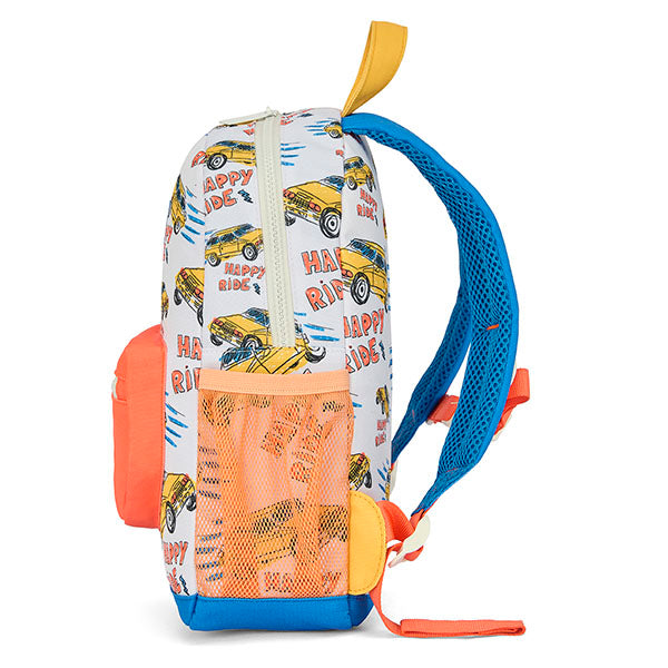 zijaanzicht met flessenhouder voor Rugzak Happy Ride van hello hossy