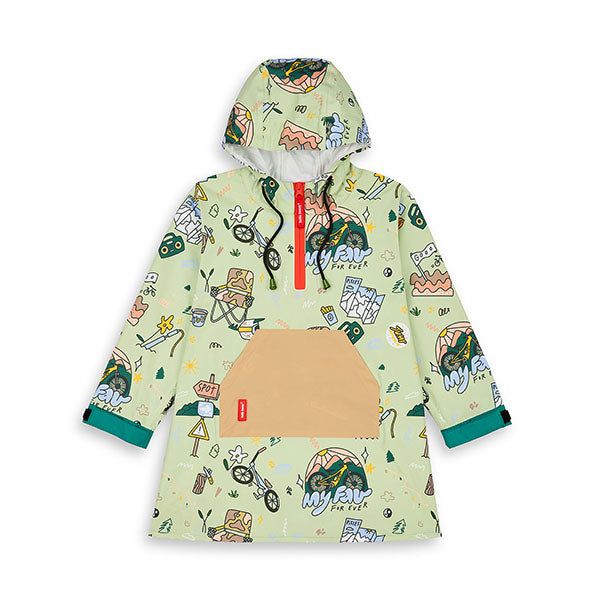Regen Poncho Mountain Ride
