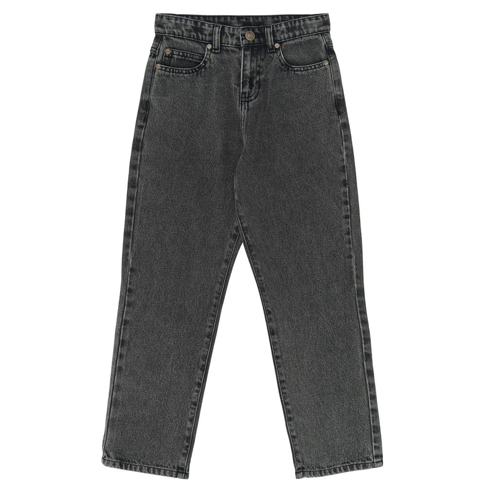 donkergrijze jeans baggy fit madrid voor jongens en meisjes