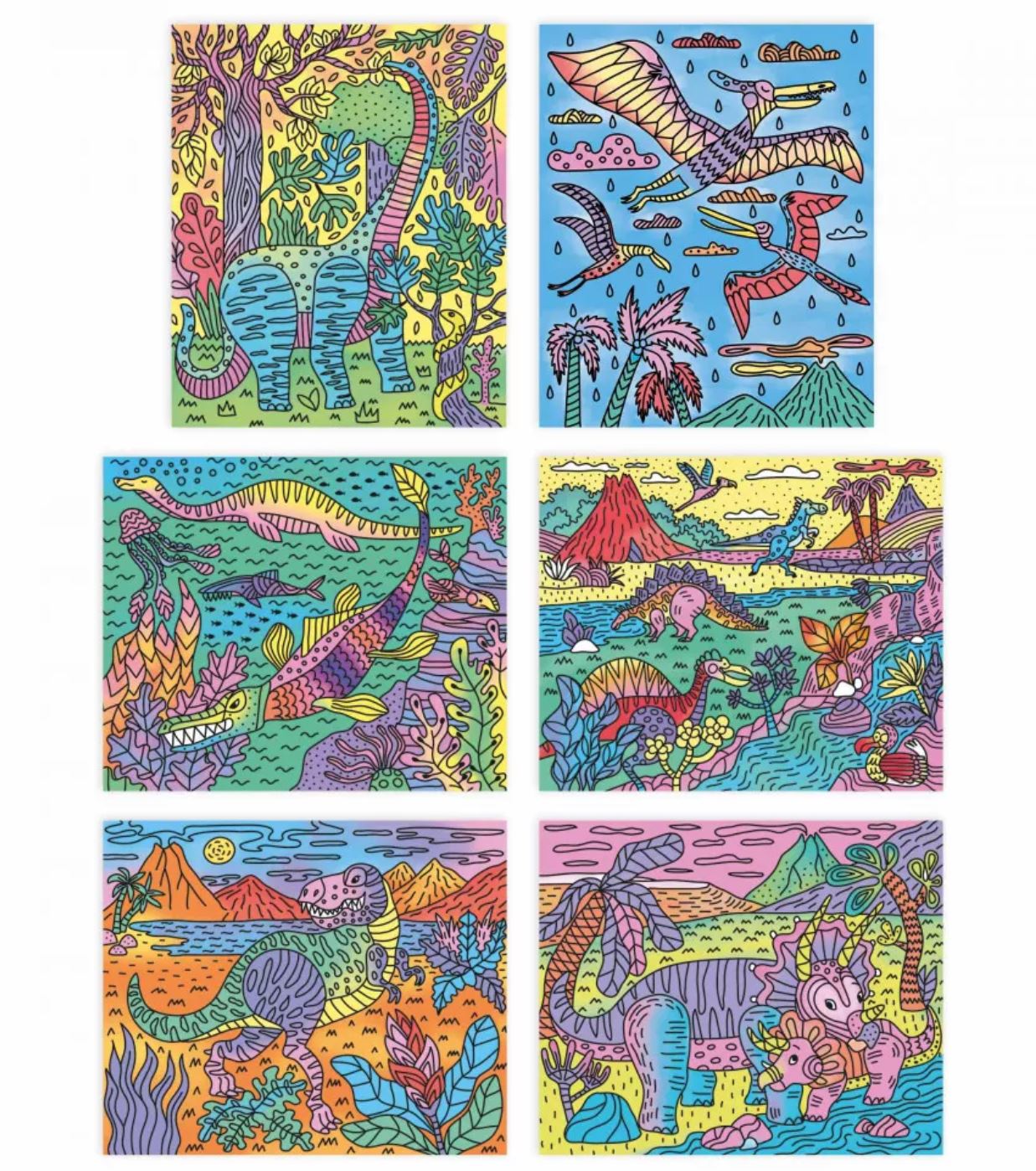 Magic Painting Dinosaurs