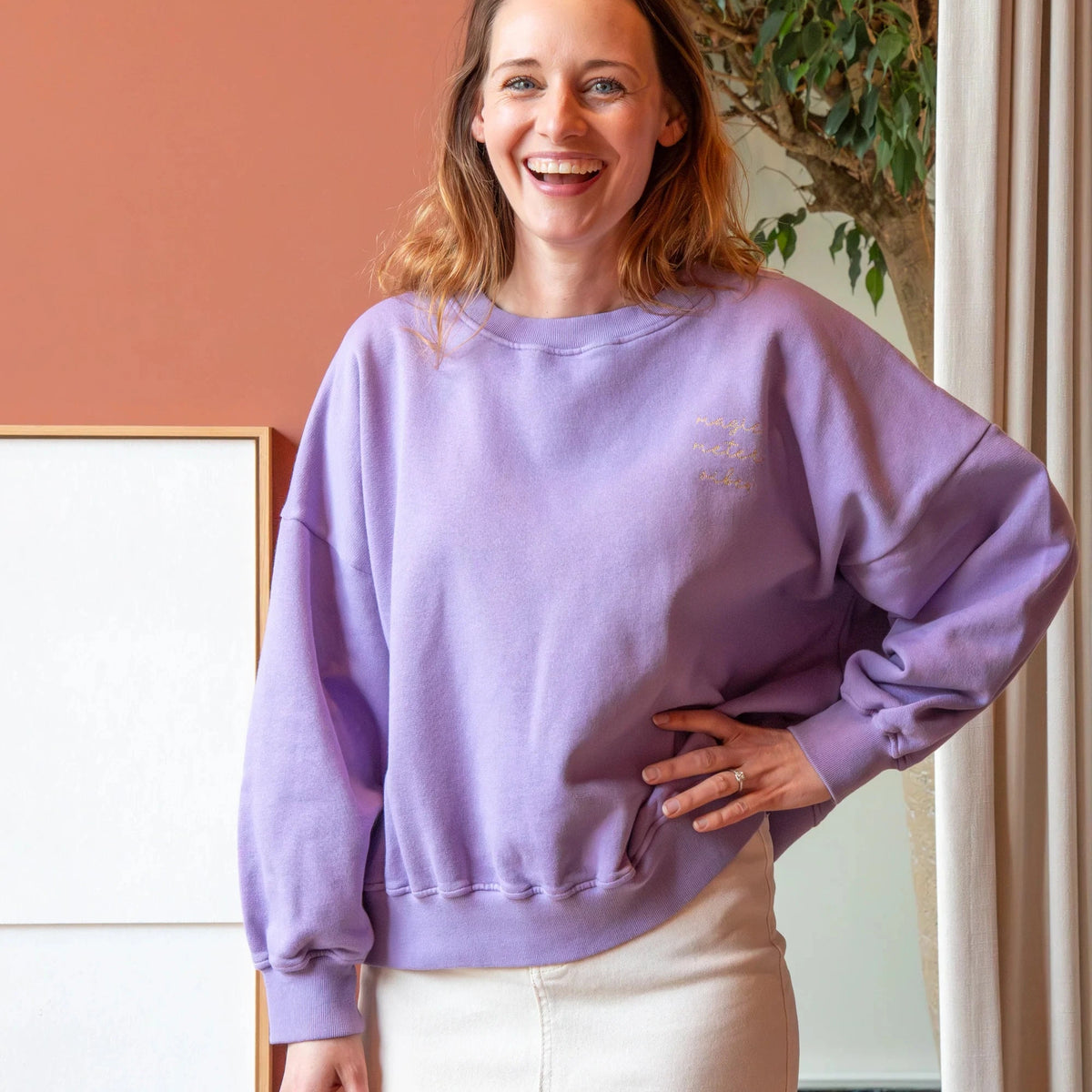 Elle & Rapha Sweater Magic Mama Fresh Lavender.