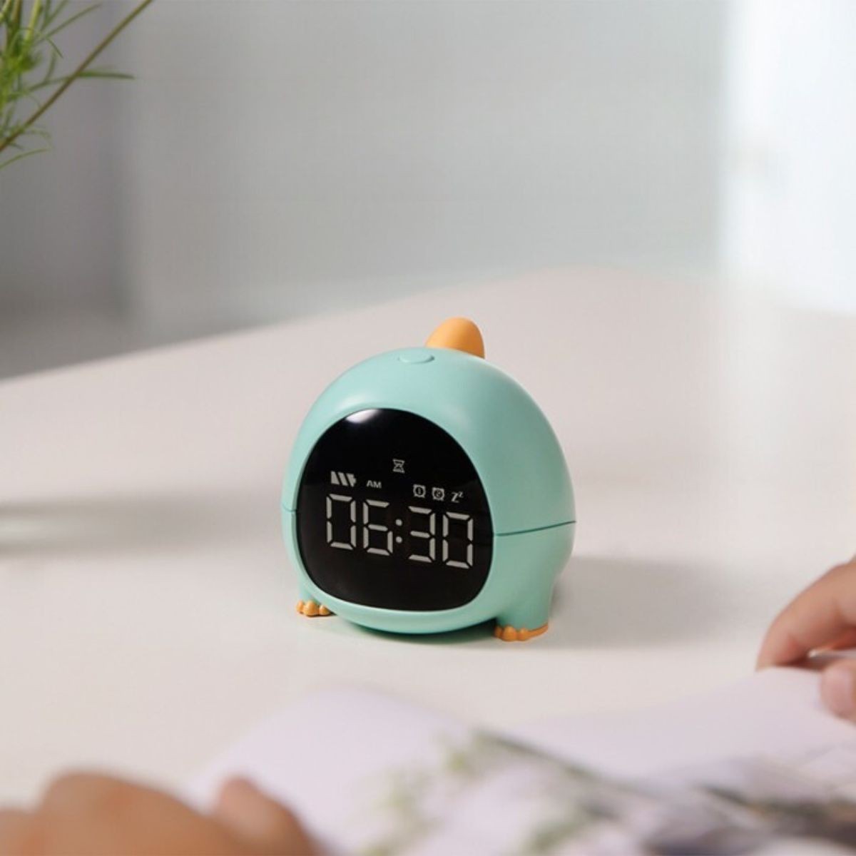 Wekker Dino Green