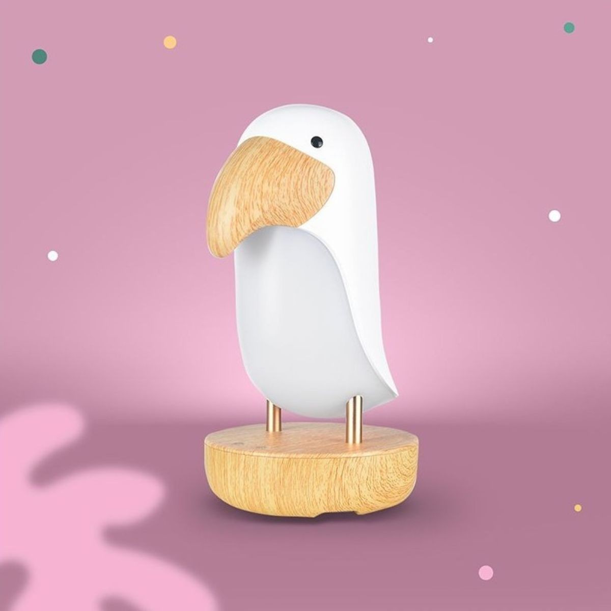 Led Lamp + Bluetooth Speaker Toucan