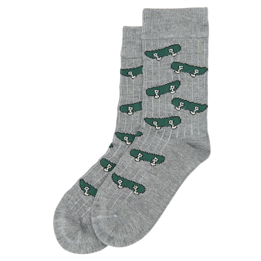 Marg Bamboo Socks Mats Light Grey Mel. in grijs.