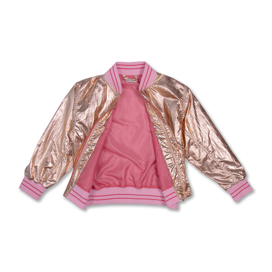 Metalic Jacket Rose Gold