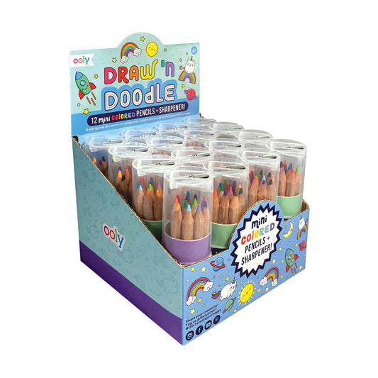 Mini Kleurpotloden Set + Slijper